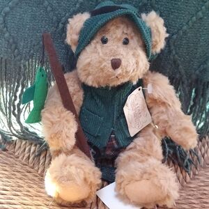 Russ Berrie "Montana" Fisherman Bear